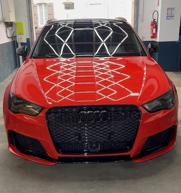 Protection cire après application à l’atelier de detailing de Clermont Créans